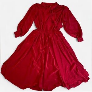 Red Vintage Women's Dress